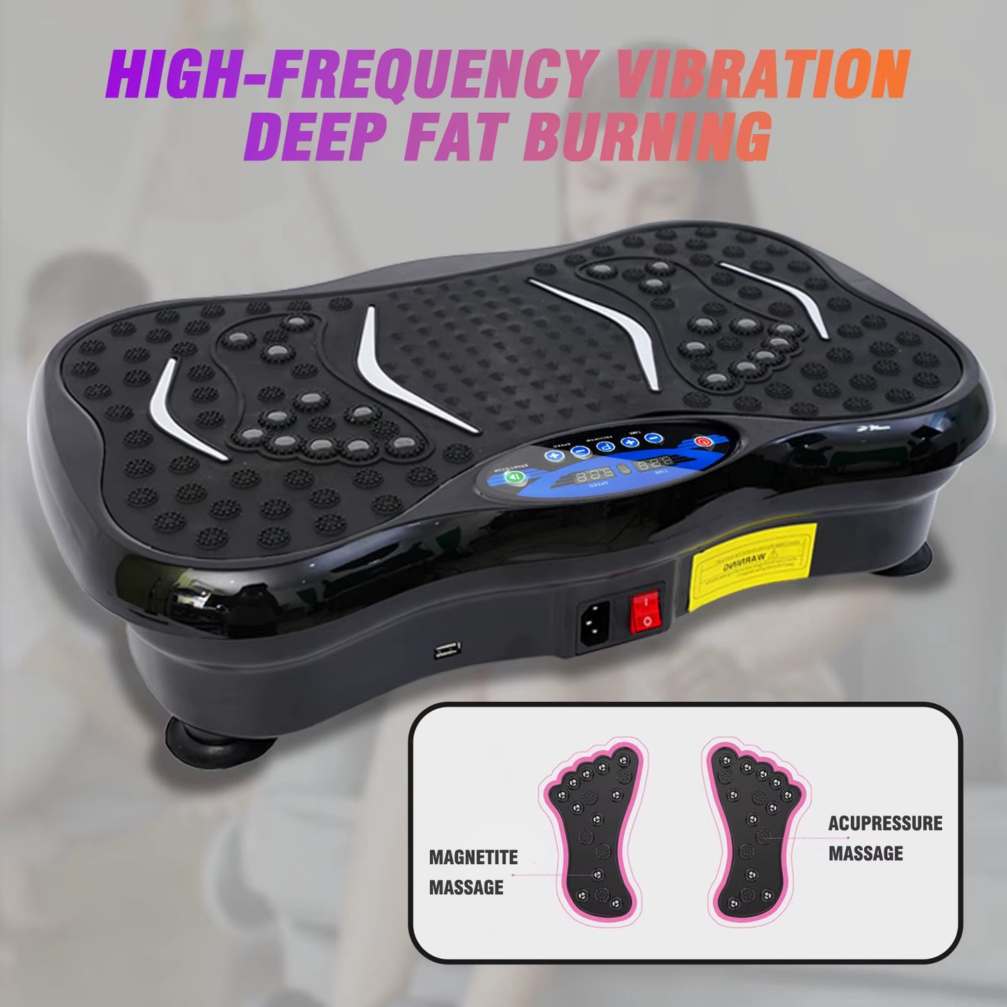 VibeFit Pro Vibration Plate – Fat-Burning Fitness Platform